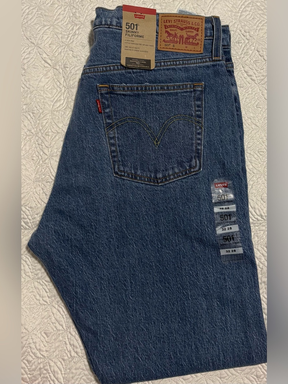 Levi’s 501 Skinny Jeans NWT